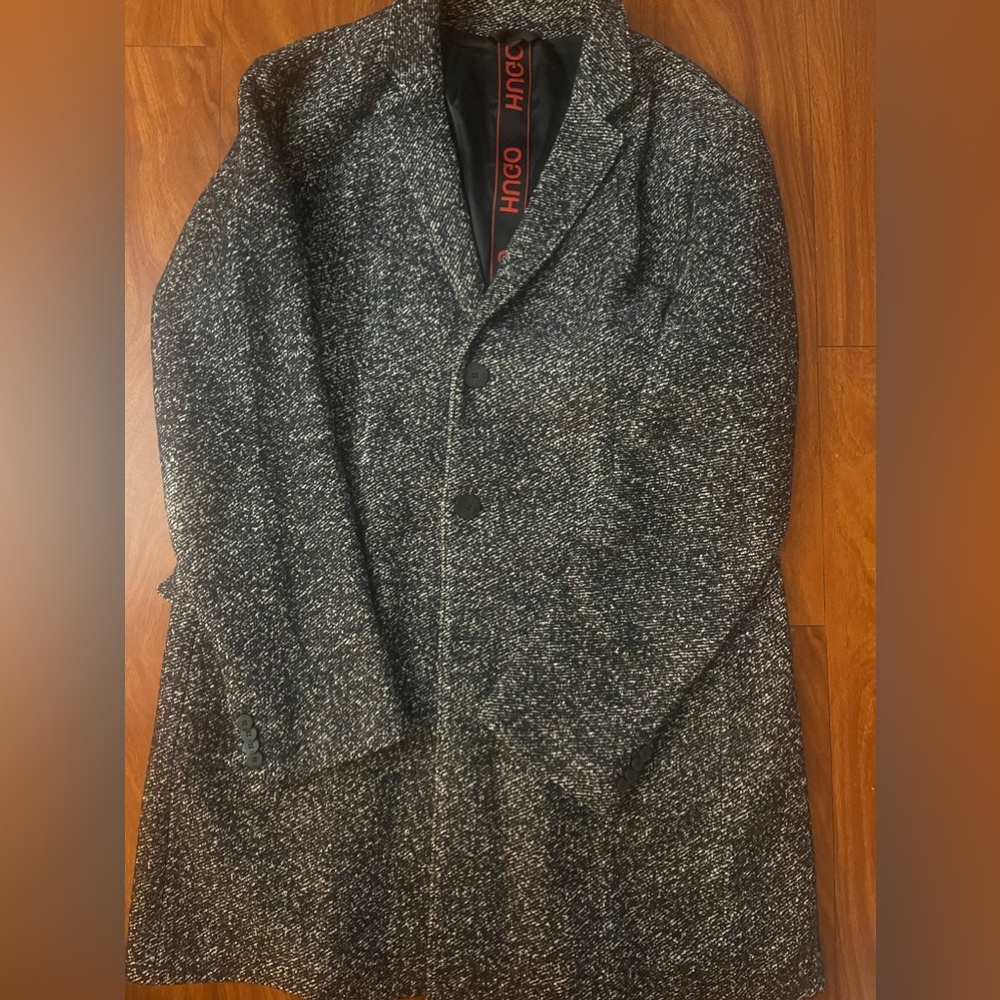 Hugo Wool Dress Coat